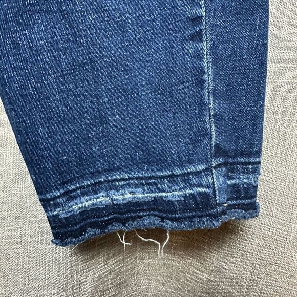 Guess Jeans Jacqueline Relaxed Size 24 Hi Rise Loose Fit Baggy Raw Hem Tapered - Picture 3 of 10